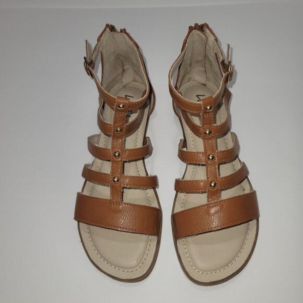 LifeStride Women Gladiator‎ Sandals 5.5 Huarache Chic Boho Gypsy Festival Hippie